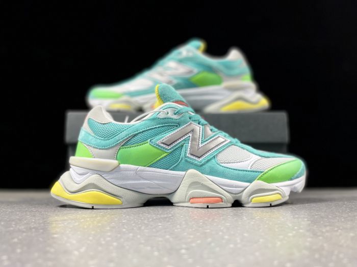New Balance 9060DBT Sneakers in Teal and Green