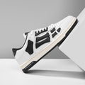 AIVIIRI MFS003-111 White and Black Low-Top Sneakers