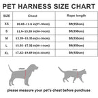 Step-In Reflective Mesh Pet Harness and Leash Set