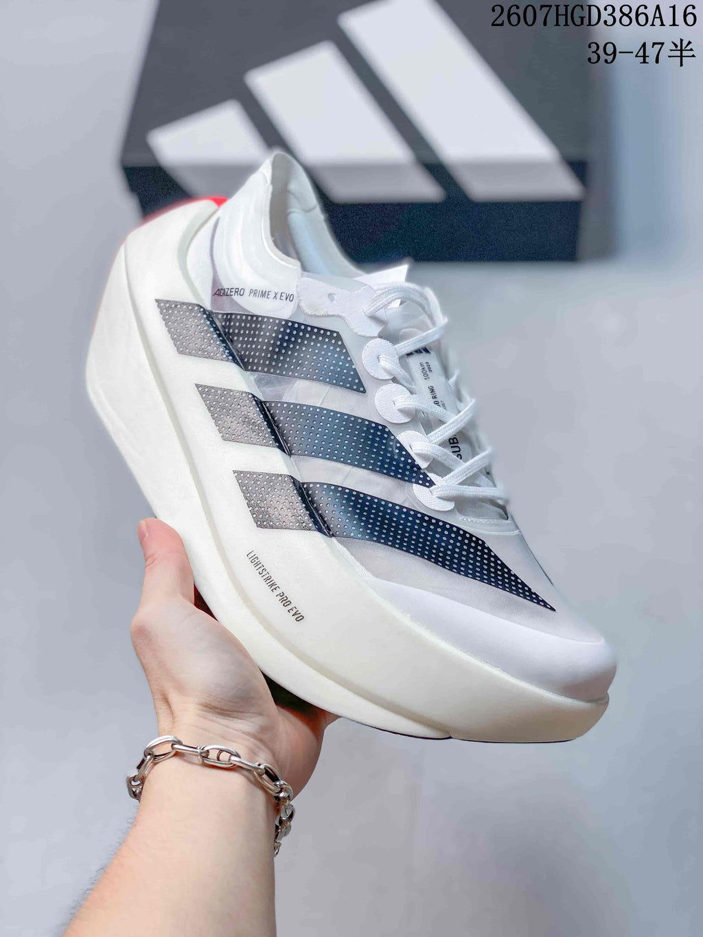 adidas Adizero Prime X Evo Running Shoes White Black