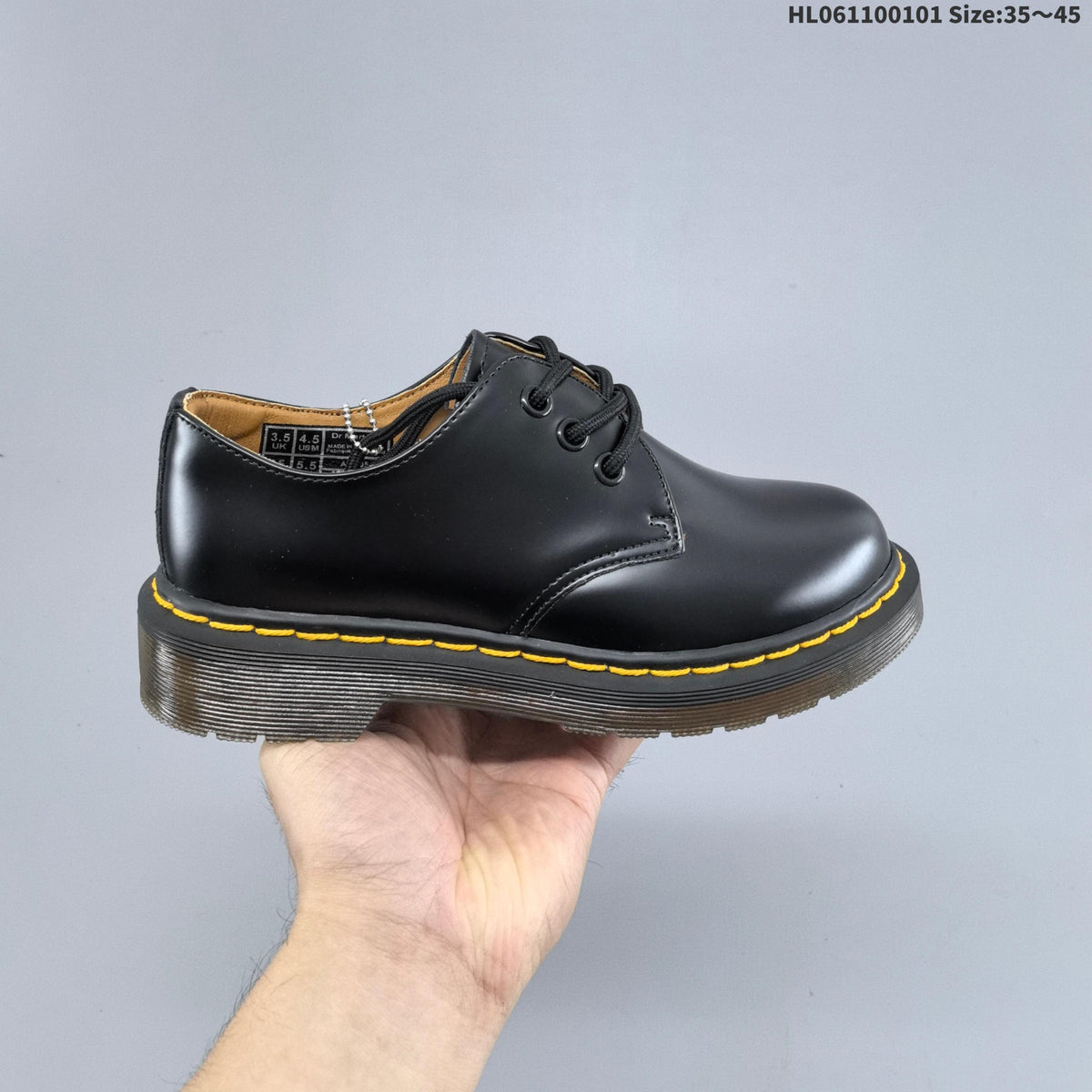 Dr. Martens Sinclair Black Platform Lace-Up Shoes