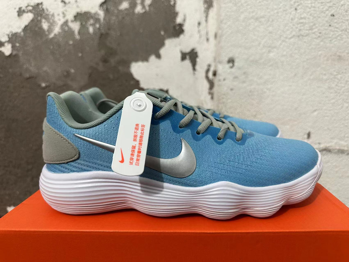 Nike Blue and White Lace-Up Sneakers