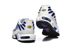 Nike Air Max Plus White and Blue Sneakers