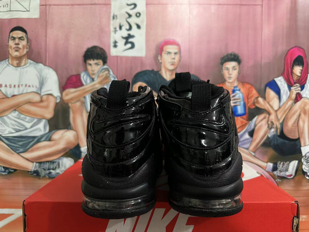 Nike Air More Uptempo Black High-Top Sneakers