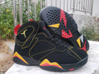 Air Jordan 7 High-Top Sneakers in Black or White