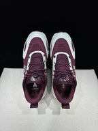 On x LOEWE Cloudventure 3.0 Sneakers, White and Wine Red