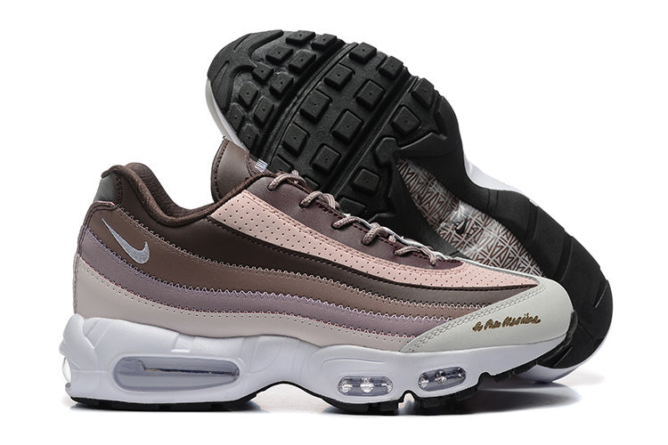 Nike Air Max 95 Sneakers in Brown, Pink and White