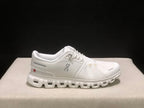 On Cloud 6 White Running Sneakers