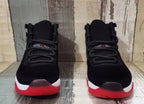 Jordan 11 Black and Red High-Top Sneakers