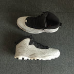 Jordan 10 High Sneakers in Grey and Black Speckle