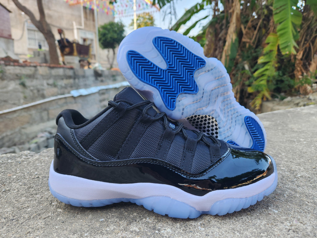 Air Jordan 11 Low Black and White Sneakers