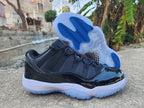 Air Jordan 11 Low Black and White Sneakers