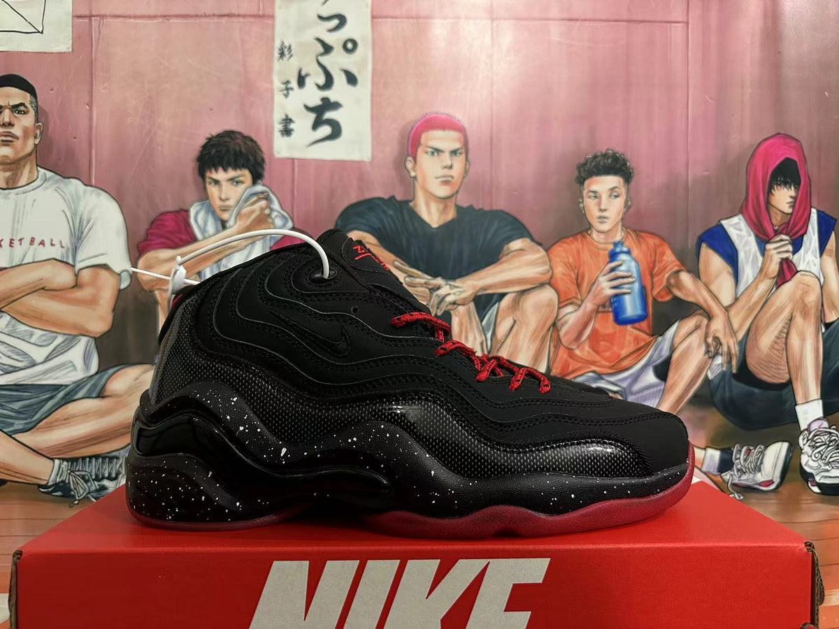 Nike Air Foamposite One Black Red Basketball Sneakers