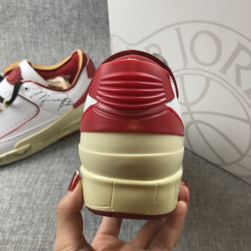 Air Jordan 2 Retro Low SP Off-White White Red DJ4375-004