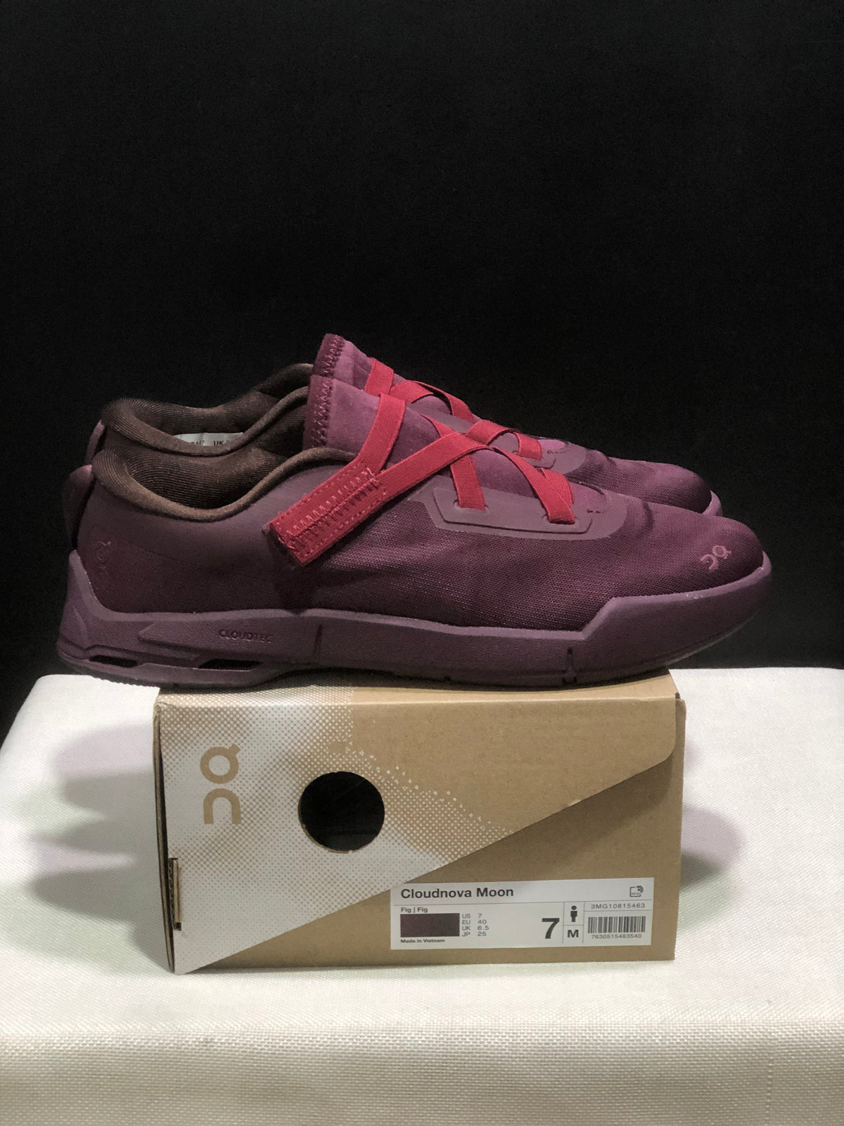 On Cloudnova Moon Sneakers in Plum