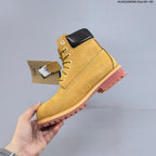 Timberland 6-Inch Leather Boots in Wheat