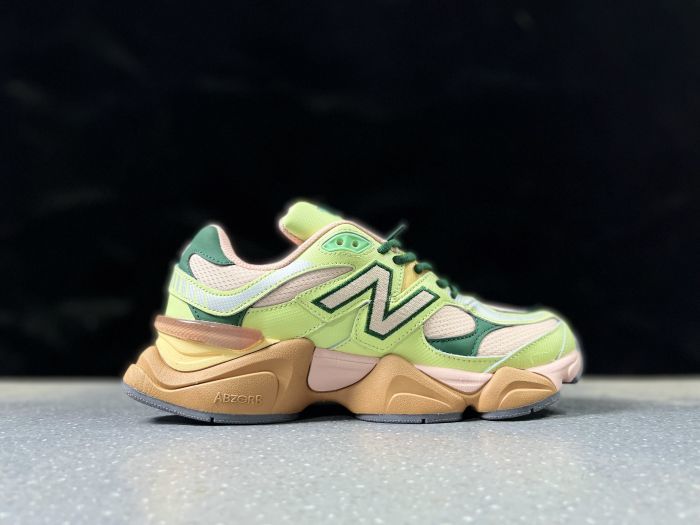 New Balance 9060 U9060TMB Green Pink Sneakers