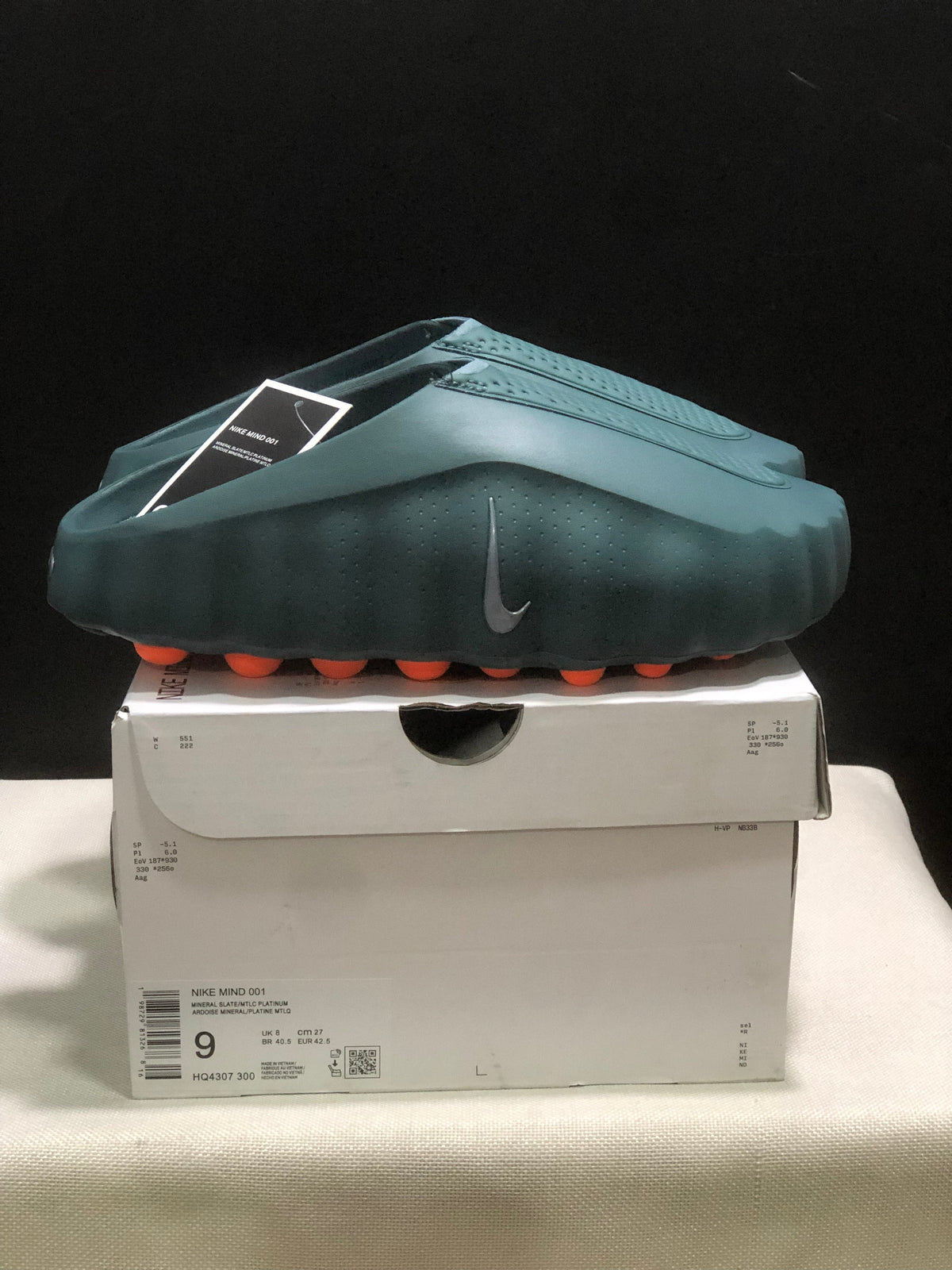 Nike Mind 001 Mule Mineral Slate Platinum HQ4307-300