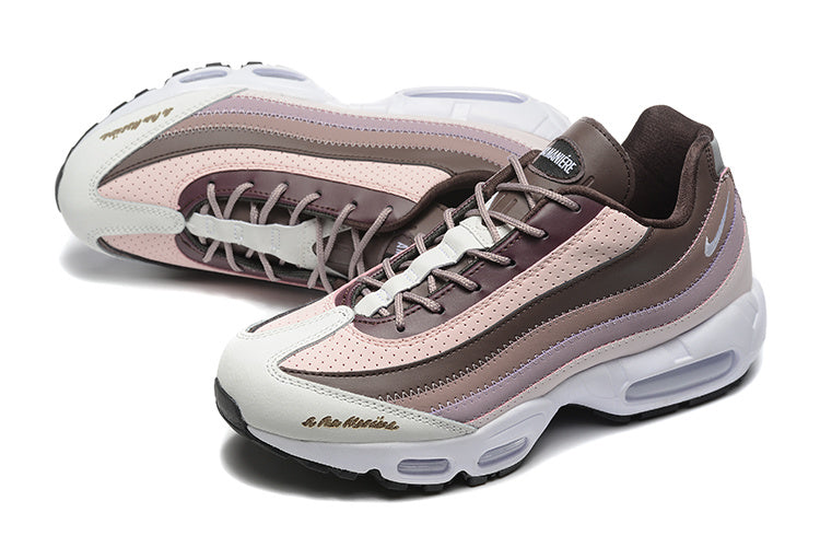 Nike Air Max 95 Sneakers in Brown, Pink and White