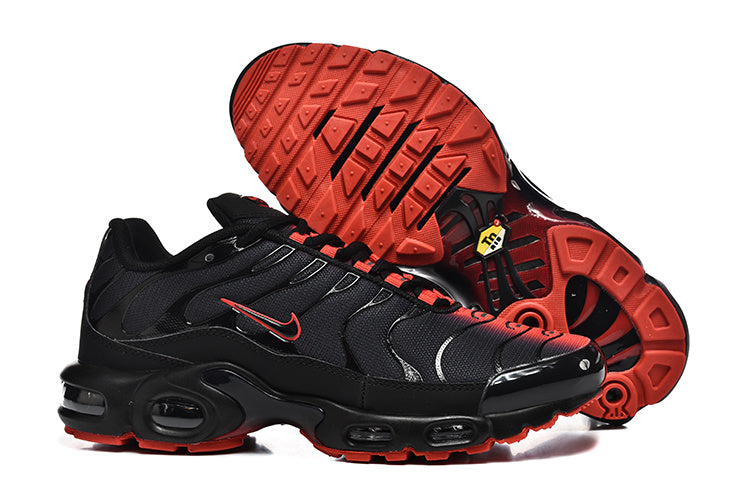 Nike Air Max Plus Sneakers in Black and Red