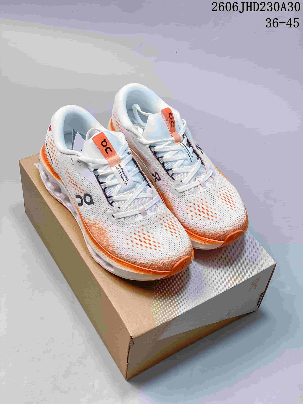 On Cloudtilt Running Shoes in White and Orange