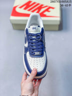 Nike Air Force 1 Blue White Stüssy-Style Sneakers 2607VD1605A15