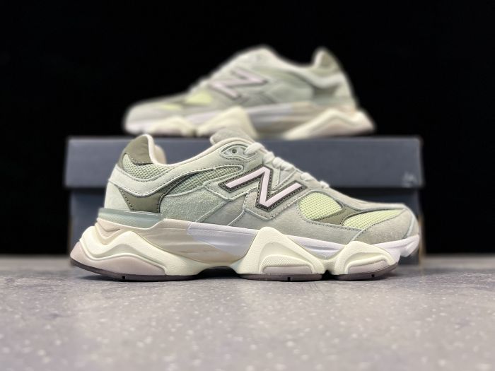 New Balance 9060 EEC Sneakers in Sage and Cream