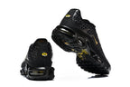 Nike Air Max Plus Black and Gold Sneakers