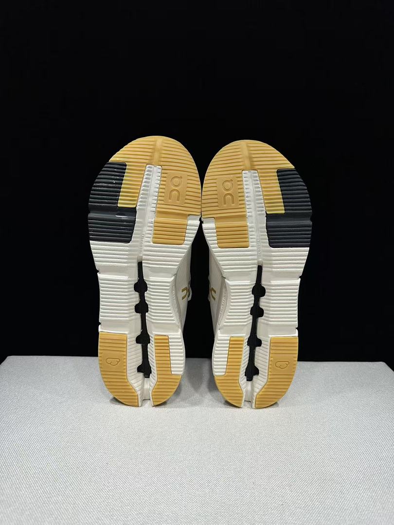 On Cloudnova 2 Sneakers in Ivory and Orange