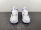 Air Jordan 4 Retro White and Purple Sneakers CT8527-115