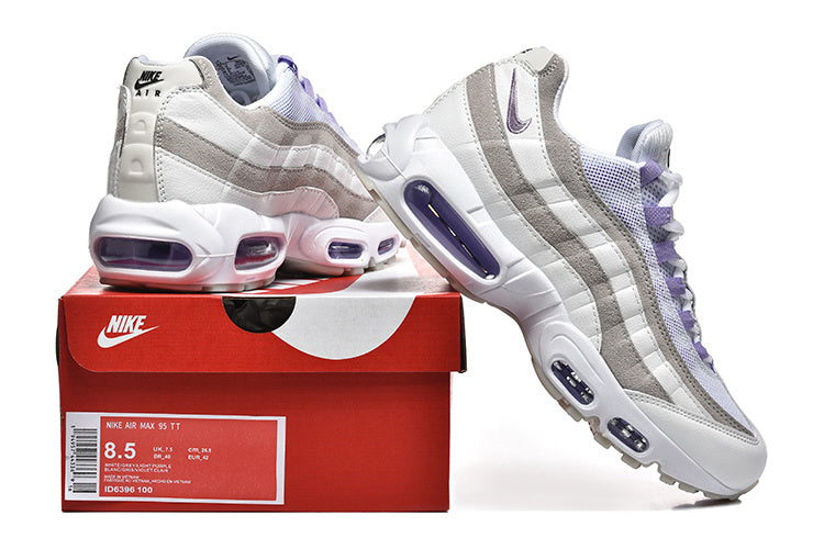 Nike Air Max 95 TT White and Purple Sneakers