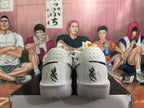 Nike White and Black Basketball Sneakers
