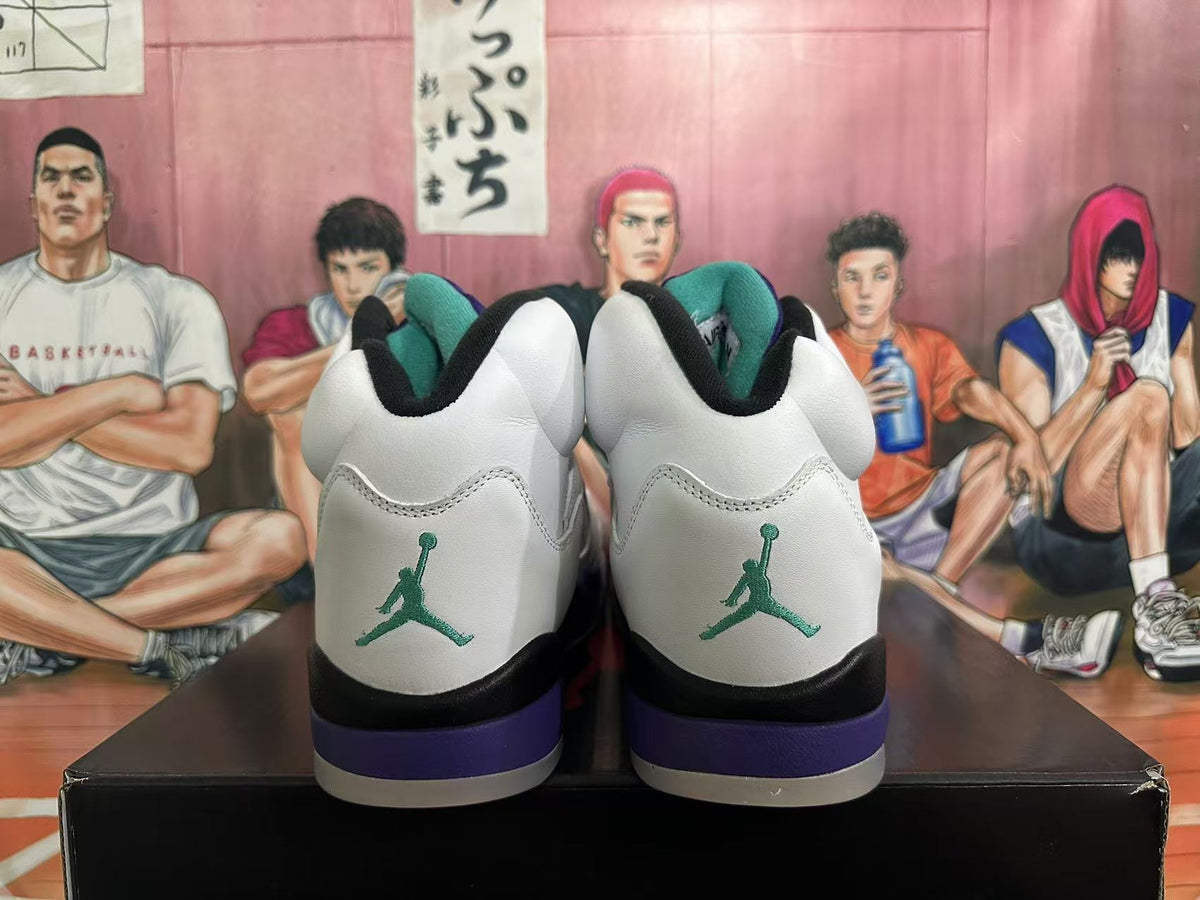 Jordan Air Jordan 5 Retro White Grape Sneakers