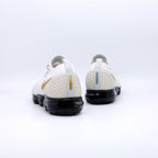 Nike Air VaporMax Flyknit White Gold Black Sneakers 942842-010