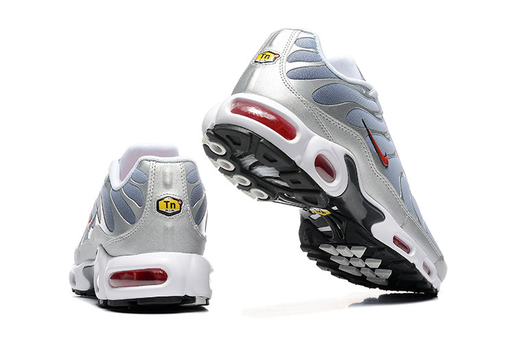 Nike Air Max Plus Sneakers White Silver Red