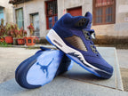 Air Jordan 5 Midnight Navy High-Top Sneakers
