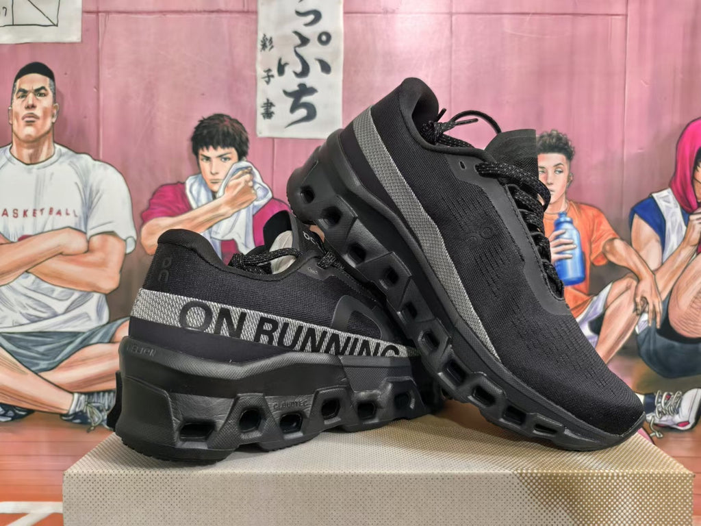 On Running All-Black Sneakers