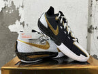 Nike GT Cut 3 Basketball Shoes White Black Gold