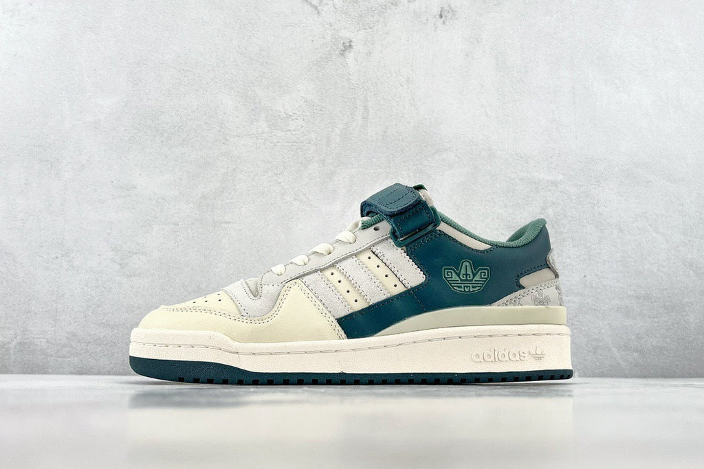 Adidas Originals Forum 84 Low White Green Sneakers HP2067