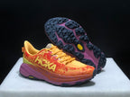 HOKA Speedgoat 6 Trail Running Shoes, Orange and Yellow