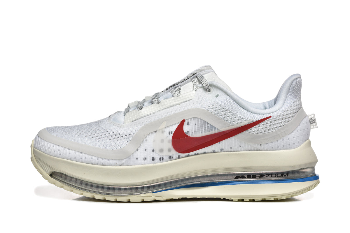 Nike Pegasus Premium White and Red Running Shoes II7347-111