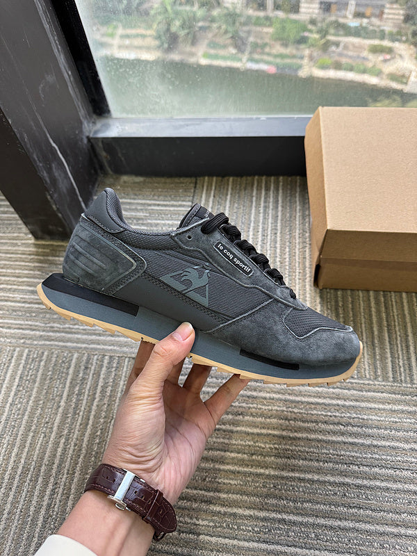 Le Coq Sportif AN-13 Charcoal Sneakers with Gum Sole