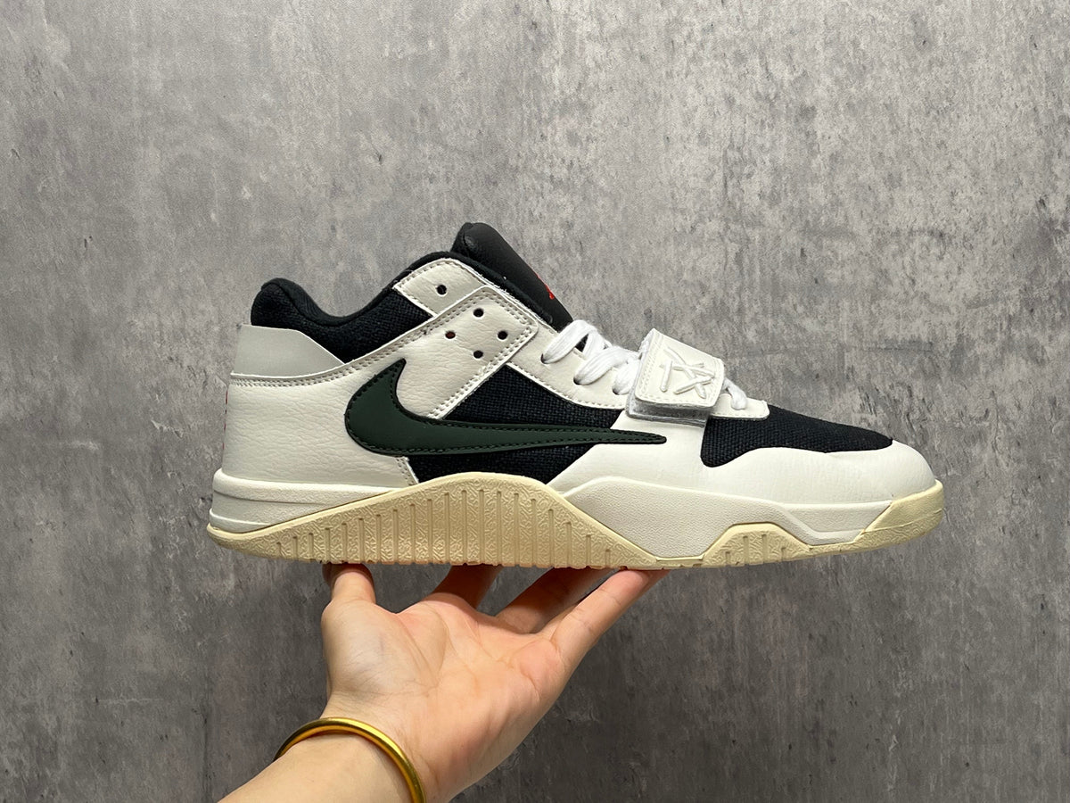 Nike Jordan Cut the Check Sneakers White Black Green