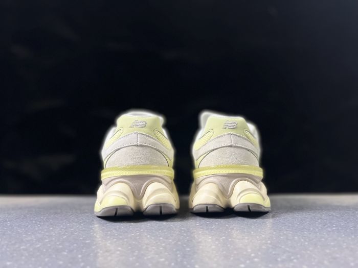 New Balance 9060EEN Sneakers in Pale Yellow and Gray