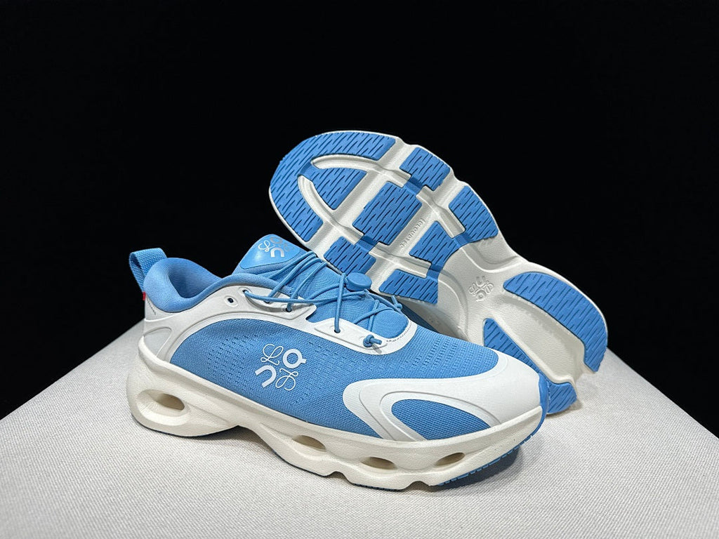 On x Loewe Cloudventure 3.0 Sneakers White and Blue