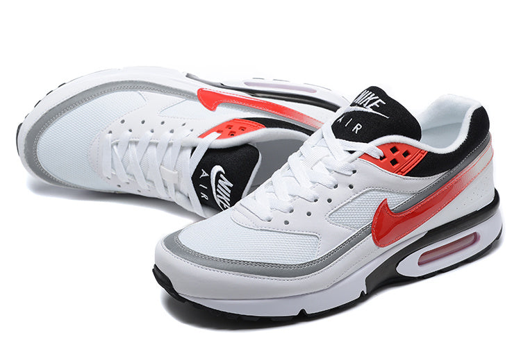 Nike Air Max BW White and Red Sneakers