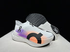 On Cloudboom Strike LS White Purple Running Shoes