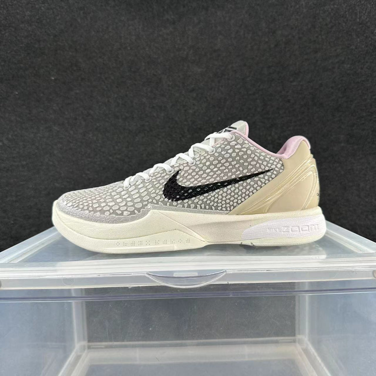 Nike Kobe 6 Protro Gray Black Pink Basketball Shoes