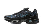 Nike Air Max Plus Black and Blue Graphic Sneakers