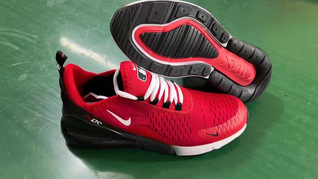 Nike Air Max 270 Red and Black Sneakers